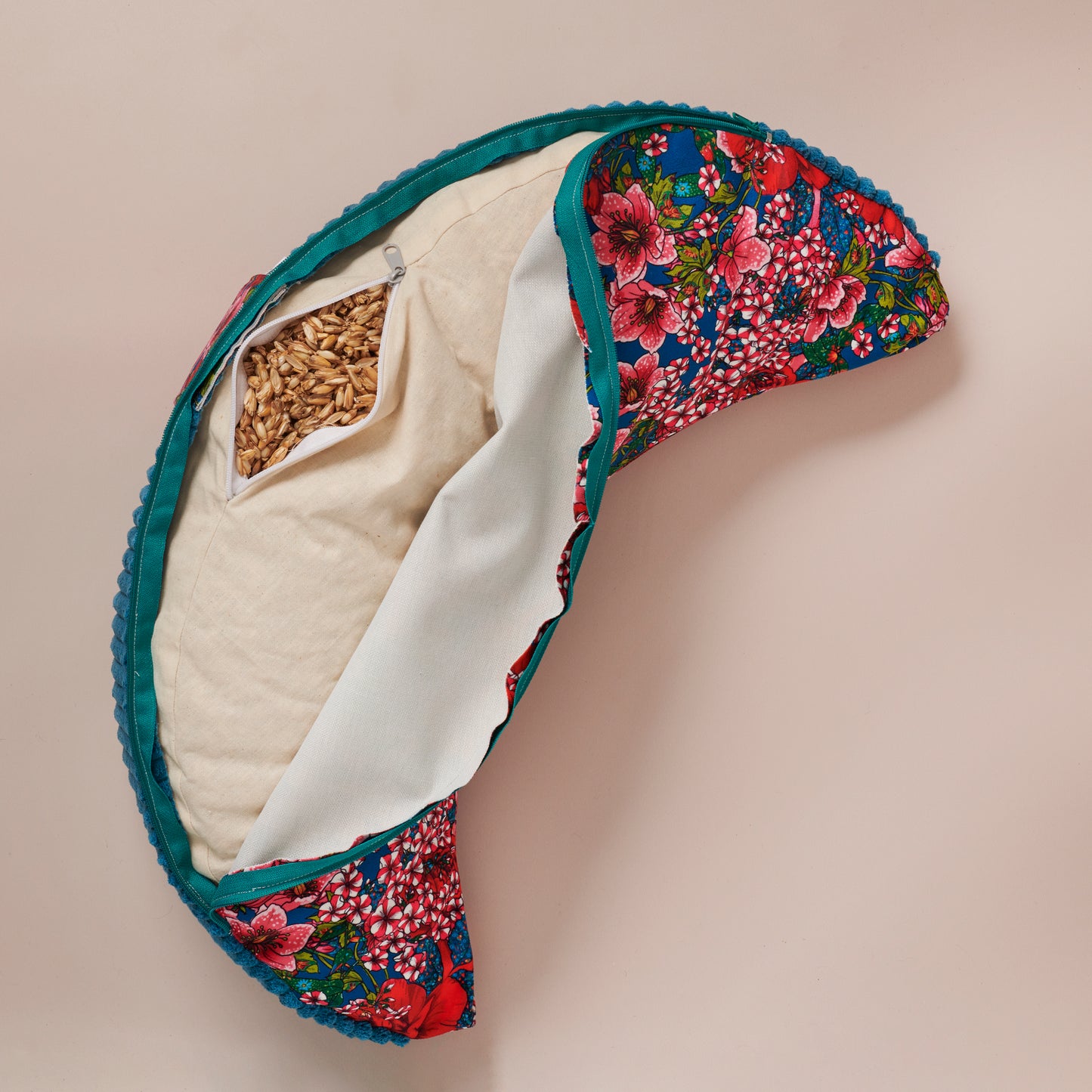 Zafu coussin de méditation demi lune india