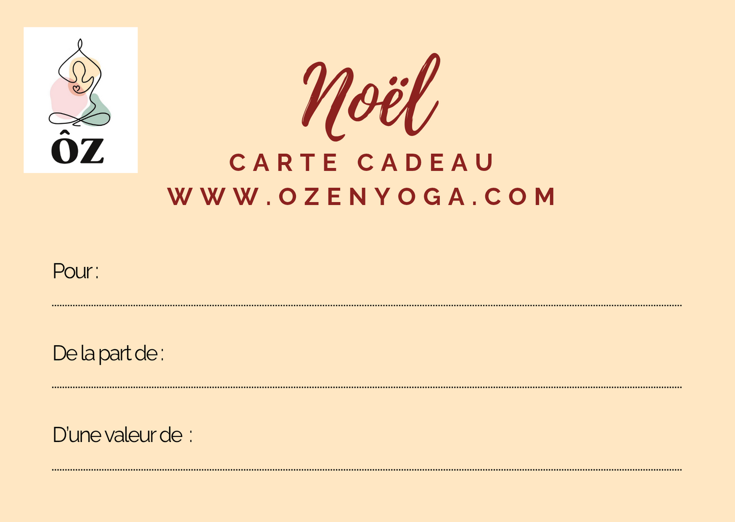 Carte cadeau numérique