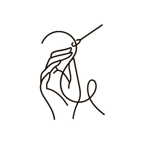 badge de confiance cousu main