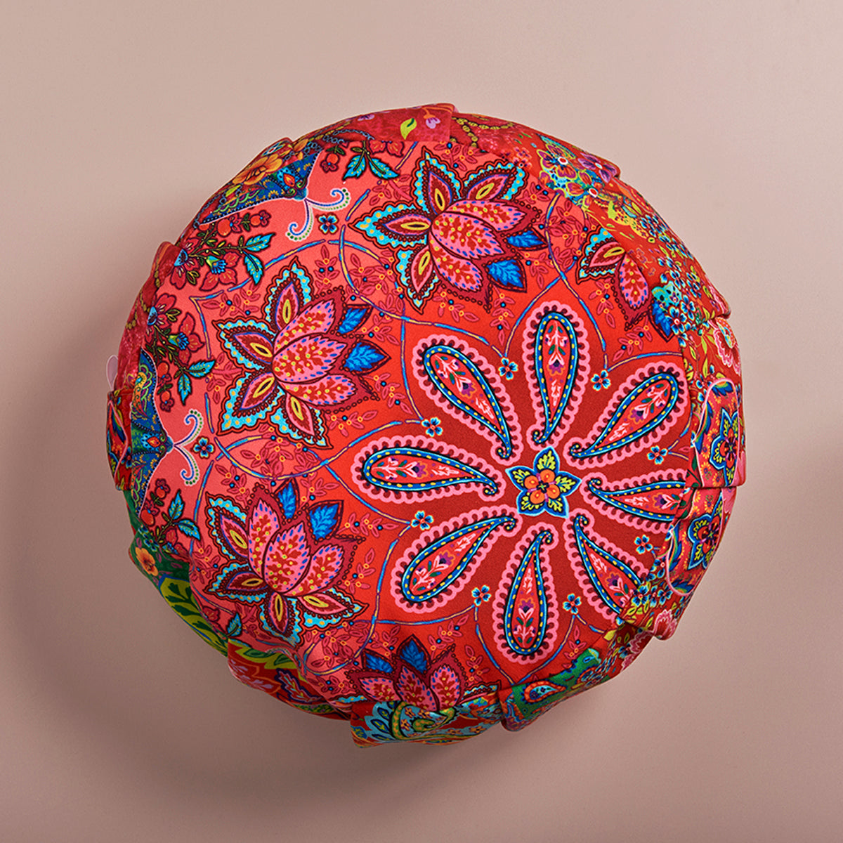 Coussin de méditation zafu india multicouleurs velours bio made in france