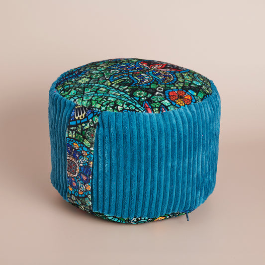 Rondo coussin haut de méditation mosaïque