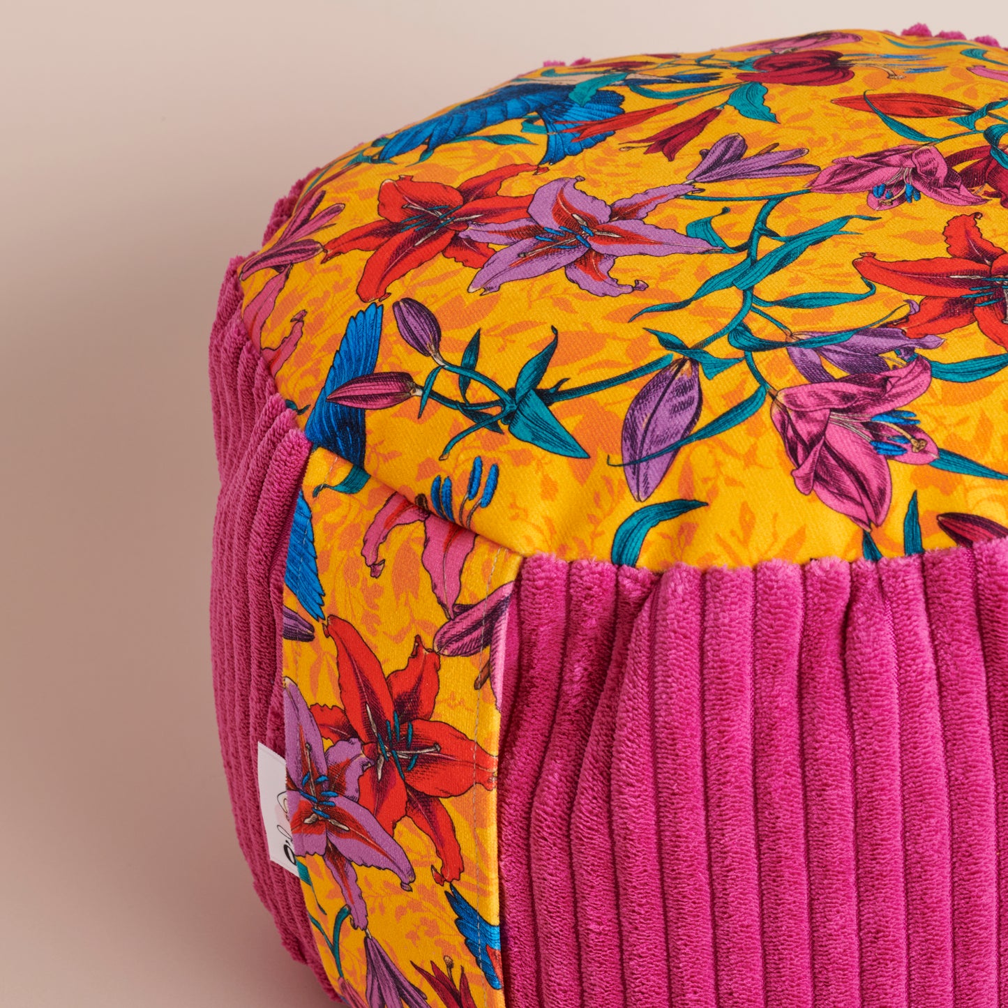 Rondo coussin de méditation haut hirondelles