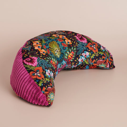 Zafu coussin de méditation demi lune Amazonie noir