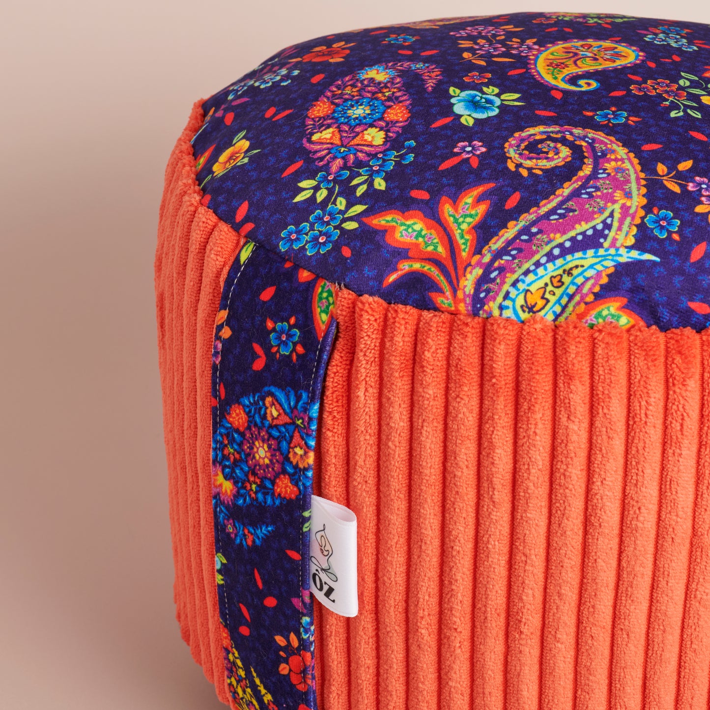 Rondo coussin de méditation haut nuit indienne