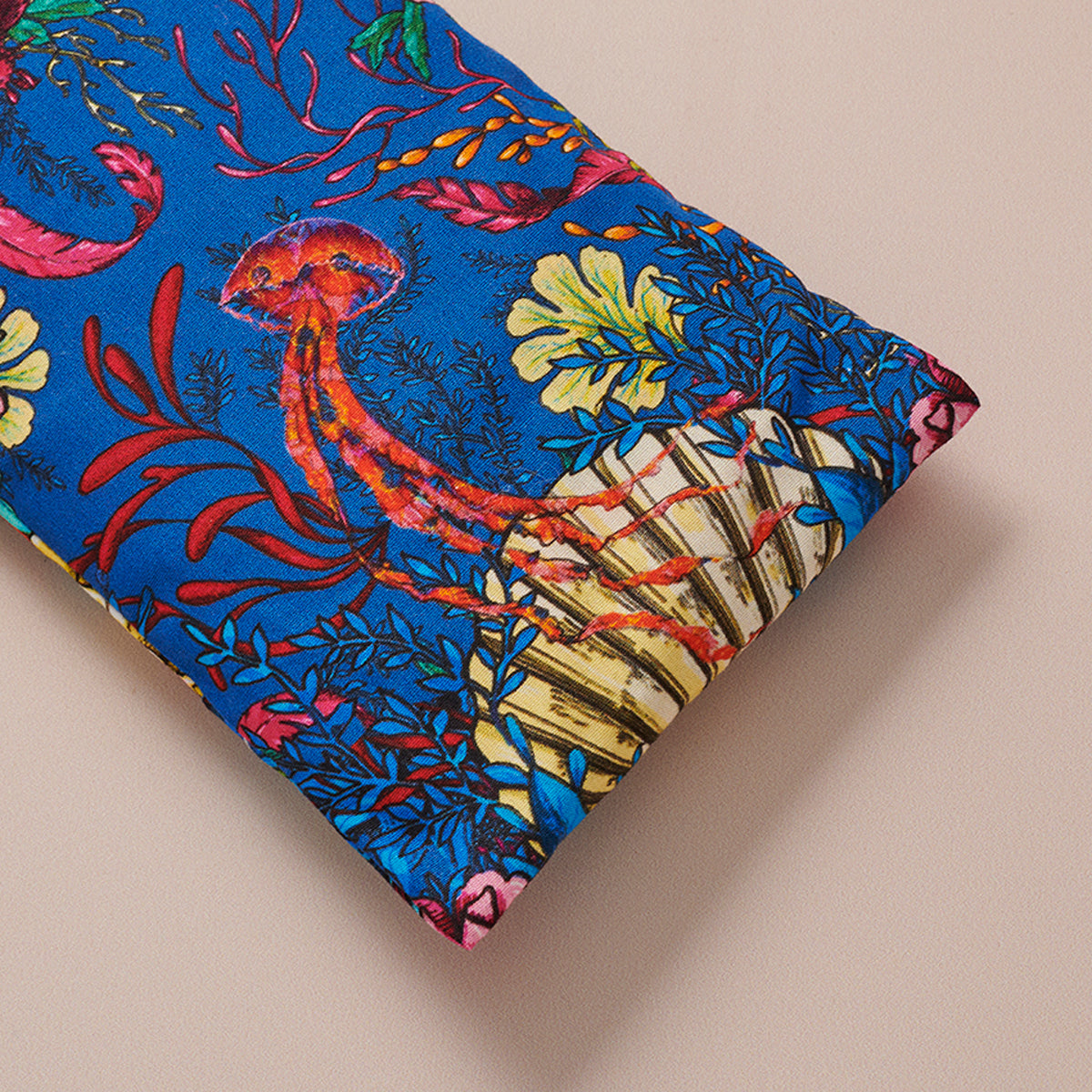 Eyes pillow coton  bio (coussin relaxant pour les yeux)                                    sous l'océan