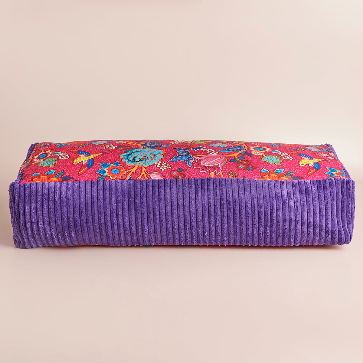 Bolster rectangulaire traversin de yoga oiseaux du paradis