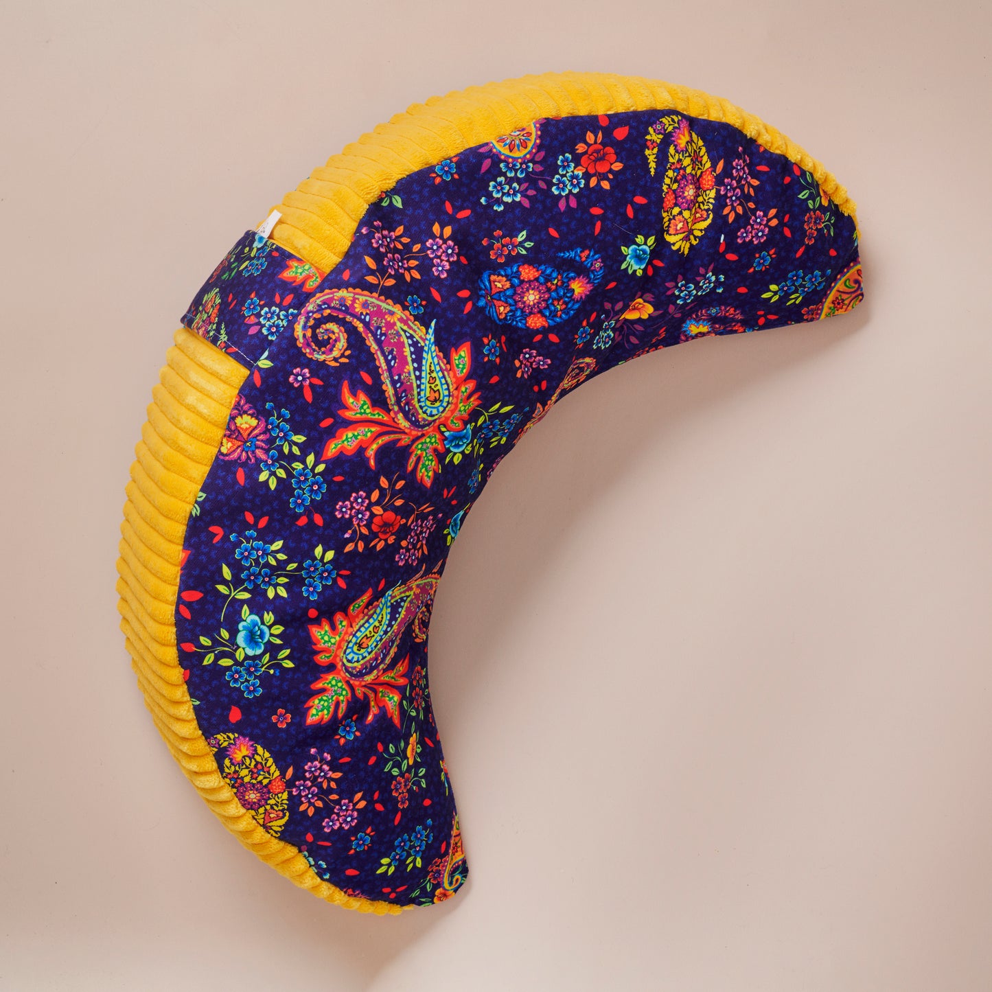 Zafu coussin de méditation demi lune nuit indienne