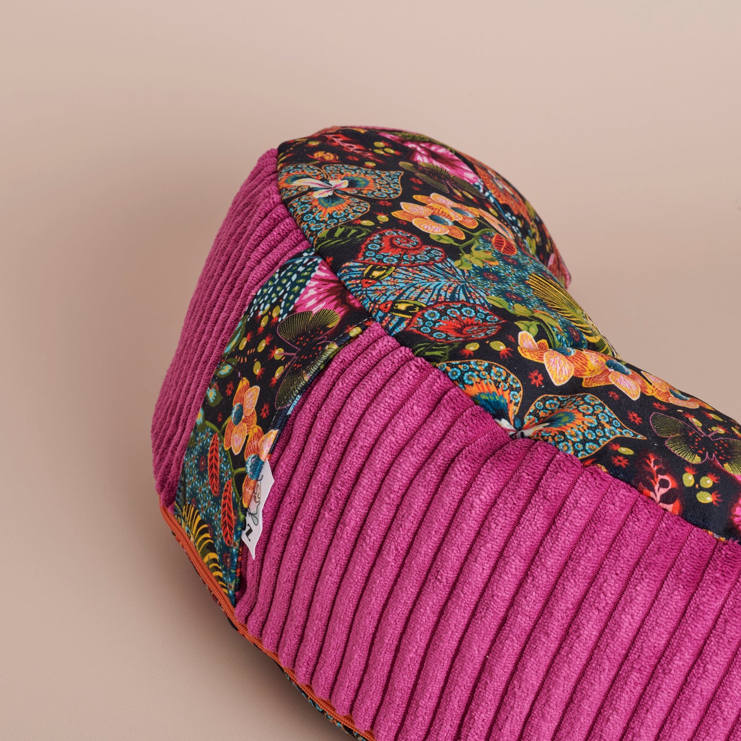 Zafu coussin de méditation demi lune Amazonie noir