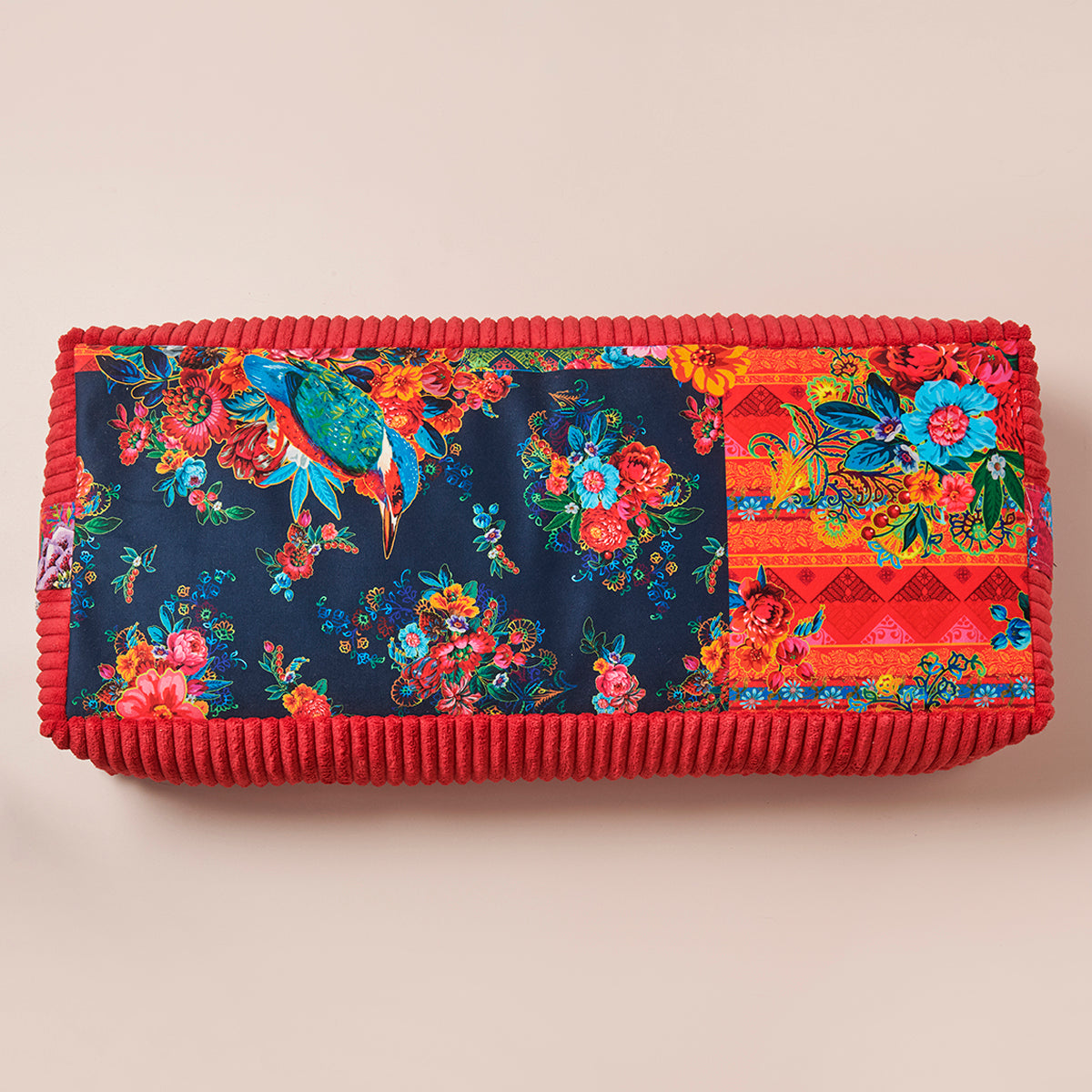 Bolster rectangulaire traversin de yoga Martin pêcheur