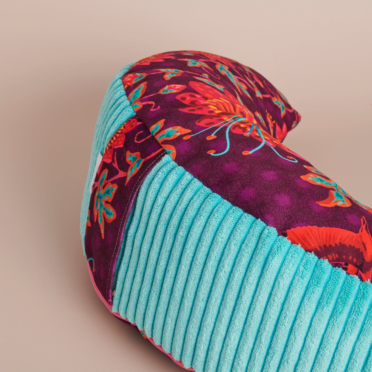 Zafu coussin de méditation demi lune ibis