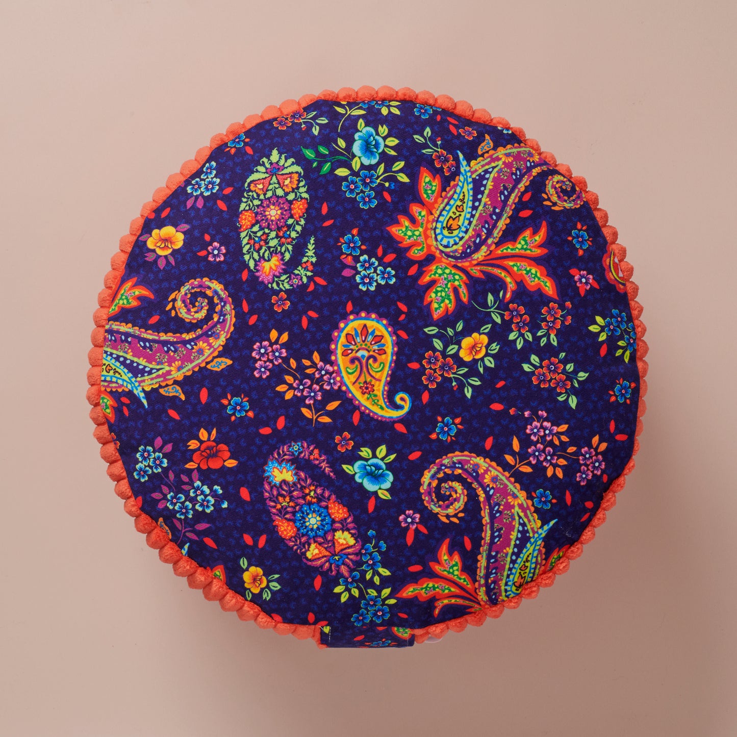 Rondo coussin de méditation haut nuit indienne